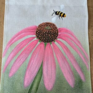 PAINT A CONEFLOWER GARDEN FLAG